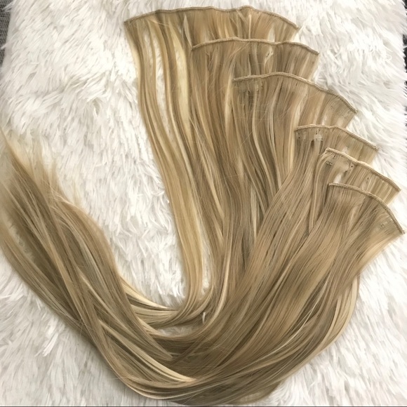 - 22” 16 Clips hair extension clip in main image 4